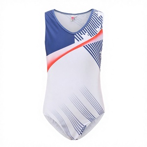 Justaucorps de gymnastique sans manches pour garçons, tenue de danse rythmique en spandex, costume de scène, justaucorps de lutte élastique - Product Image 2