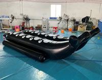 Bateau gonflable personnalisé avec logo, 10 places, en forme de requin, de poisson volant ou de banane, grand bateau de sport nautique tractable pour usage commercial