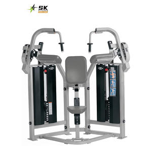 SK, recién llegado, equipo <span class=keywords><strong>de</strong></span> culturismo <span class=keywords><strong>de</strong></span> gimnasio comercial, prensa <span class=keywords><strong>de</strong></span> hombro Lateral ISO, pila <span class=keywords><strong>de</strong></span> peso ajustable, entrenador muscular trasero, pierna - Product Image 5