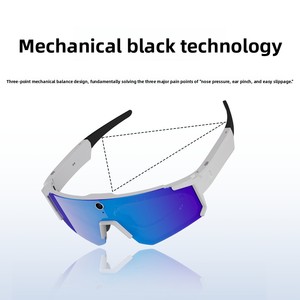Lunettes Intelligentes 2026 avec Caméra HD 8MP, Enregistrement Vidéo, Lunettes de Cyclisme et de Sport, Lunettes de Soleil Intelligentes avec Assistant IA - Product Image 3