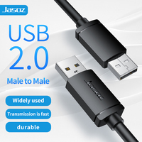 Cable de Transferencia de Datos USB 2.0 Bidireccional de Alta Calidad Jasoz, Blindado con PVC, Trenzado, Cobre Puro, Macho a Macho, para Escáner de Computadora