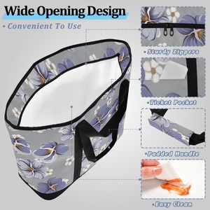 กล่องข้าวหิมะลายดอกชบาฮาวายแบบกำหนดเองของ Aloha ขนาดใหญ่ ป้องกันการรั่วซึม กันน้ำ เหมาะสำหรับตั้งแคมป์ ปิกนิก และชายหาด - Product Image 5