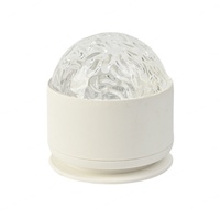 Petite veilleuse LED moderne en forme de galaxie, aurore boréale, ABS, changeant de couleur, blanc chaud, rechargeable par USB, télécommande