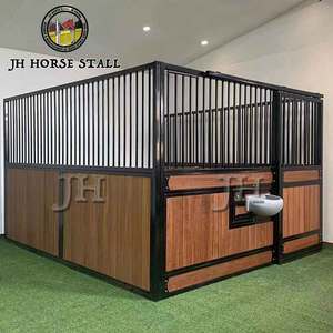 แผงหน้าม้าที่ปรับแต่งได้พร้อมประตูบานพับสแตนเลสและปรับความกว้างได้สำหรับความต้องการพิเศษม้าที่มั่นคง - Product Image 5