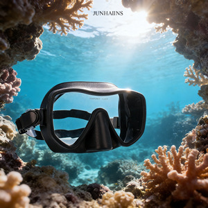 Diving Mask Single Lens Anti Fog Scratch Resistant For Adults Purple Color M1349 - Product Image 2