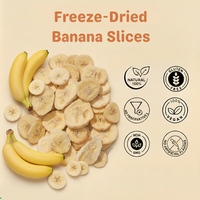 OEM Gehele Gedroogde Bananenchips 1kg Zoet Zonder Toevoegingen voor Thee Kantoor Buiten Ontbijt OEM Verpakking Gedroogd Fruit
