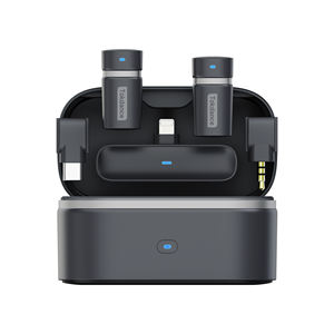 Tokdance 3-en-1 <span class=keywords><strong>Mini</strong></span> 2 Pack Microphone Lavalier sans fil 2.4G Ultra-Low Delay Clip Lapel Microphone System Noise Cancelling - Product Image 3