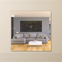 Art mural multicolore avec 99 noms d'Allah, impression sur toile de calligraphie islamique, décoration moderne pour la maison, salle de prière, salon