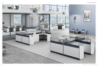 GUANQI WORKSTATION Bureau compact pour petits espaces avec solutions de rangement intégrées et conception efficace des surfaces de travail