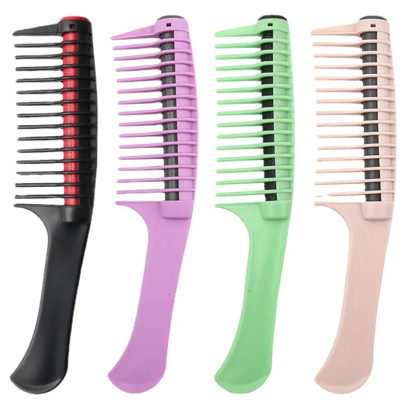 Hair Comb Hair Dyeing Baking Oil Styling Waxing Hair Dyeing Comb Plastic Baking Oil Rolling Heart Brush