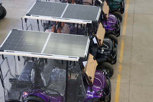 Autobús Turístico Elevado Todoterreno de 4 Asientos con Paneles Solares, Carro de Golf, Buggy, para Caza, Precio Bajo - Product Image 6