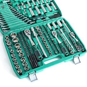 Профессиональный комплект для ремонта автомобилей, 216 шт., хромированная ванадиевая сталь, набор ручных ключей с храповым механизмом, гарантия 1 год - Product Image 3