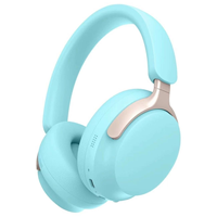 Casque sans fil pliable supra-auriculaire pour jeux avec contrôle du volume intégré pour PC, téléphone et ordinateur portable
