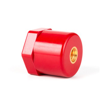 Isolateur électrique JYZ 30 New Energy Isolateurs de barre omnibus à entretoise rouge hexagonale en cuivre