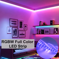 Bande lumineuse LED RGBW SMD longue portée DC24V personnalisable à changement de couleur pour façade de bâtiment, éclairage architectural, KTV, bar, décoration extérieure et intérieure