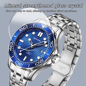 Reloj Deportivo de Cuarzo para Hombre Sanda 1145, Correa de Acero Inoxidable y TPU, Esfera de 46 mm, Resistente al Agua 3ATM, Pantalla Analógica - Product Image 2