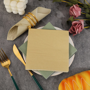 Nordic style Morandi color scheme solid color napkins, virgin wood pulp double-layer thickened <b>paper</b> napkins, portable small - Product Image 4
