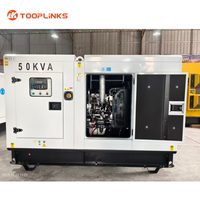 Générateur 40 Kwa, Groupe Électrogène 50 kVA, Moteur Perkins 1103A-33TG1, Comme Générateur d'Urgence pour Installation de Centrale Électrique avec ATS