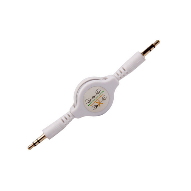 Jack 3.5mm Extension Wire Gold-Plated Aux Cord Cable Car 3.5mm Retractable Audio Cable for Phone Car Speaker MP4 Headphone