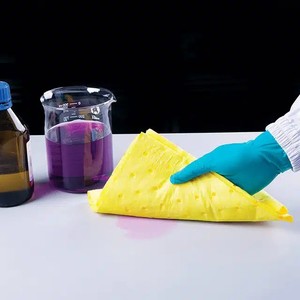 <strong>Hazmat</strong> <strong>Pad</strong> Yellow Chemical Spill <strong>Absorbent</strong> <strong>Pad</strong> - Product Image 3