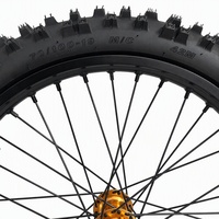 Ensemble de roues et pneus tout-terrain pour Surron Light Bee, pneu avant 70/100-19, pneu arrière 90/100-16, pneu de moto tout-terrain, ensemble de pneus à crampons profonds