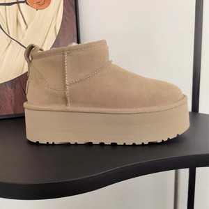 <b>Women's</b> Snow <b>Boots</b> 2026 New Fashionable Thick Sole, Simple Short Cuff <b>Boots</b> with 5cm Insulated Cotton Lining cotton shoes - Product Image 3