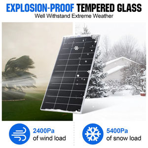 Bon prix Panneau solaire 150w 100w Panneau solaire <span class=keywords><strong>rigide</strong></span> bifacial 100w 120w 150w 200w Panneau solaire mono double verre pour système solaire - Product Image 6