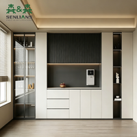 Ensemble de meubles de salle à manger en bois massif sur mesure avec un design moderne pour la salle à manger à domicile