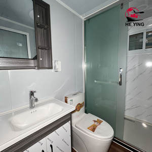 Modern 20 metrelik lüks konut üniteleri genişletilebilir konteyner konutları prefabrik modüler çelik sandviç Panel villa - Product Image 5