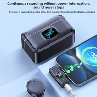 Microphone Lavalier Sans Fil Q8 à Bouton Magnétique Anti-Bruit pour Diffusion en Direct Mobile avec Étui de Recharge