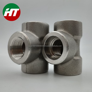 Usine Asme Astm A105 coude Sw 6 pouces tuyau en acier mamelon prise soudure par raccord fileté - Product Image 2