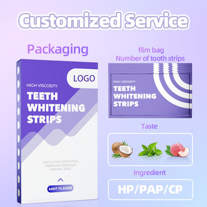 <b>Teeth</b> <b>Whitening</b> <b>Strips</b> Mint Flavor 7 Pairs Enamel Safe <b>Premium</b> Formula - Product Image 2