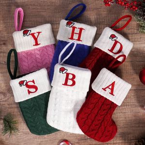 2025 <strong>Stocking</strong> Mini <strong>Christmas</strong> Gift for Holiday Decoration <strong>Christmas</strong> <strong>Stocking</strong> with Embroidered 26 Letters - Product Image 2