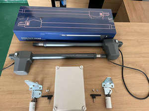 Moteur d'opérateur de porte à double bras moderne d'ouvreur de porte d'oscillation automatique de <span class=keywords><strong>prix</strong></span> usine direct pour des hôtels longueur maximum de feuille 2.5m-<span class=keywords><strong>4m</strong></span> - Product Image 6