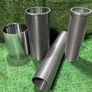 Filtro de pantalla de 20 pulgadas de acero inoxidable 316L para pozo de agua, filtro <span class=keywords><strong>Johnson</strong></span>, tubo de criba en forma de cuña - Product Image 4