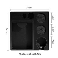Tapis de compactage pour café et boîte à expresso, accessoires pour baristas, rangement pour tamper à expresso 51-58MM