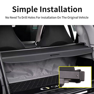 Retractable Cargo Cover Security Shade Compatible with CR-V CRV LX 2017-2022 (Not Fit 2023 CRV) Shield Tonneau Cover