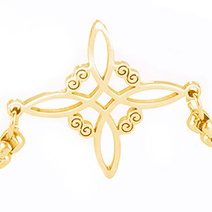 สร้อยข้อมือเสน่ห์ปมแม่มด Myshape Witchcraft สำหรับผู้หญิง สร้อยข้อมือสแตนเลสแบบกล่อง  พร้อมจี้วิคคา ของขวัญเครื่องประดับปี 2022 - Product Image 4