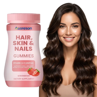 Complément alimentaire pour la croissance des cheveux, de la peau et des ongles, collagène, biotine, vitamines C et E, complexe pour la beauté des os, gommes pour la beauté des cheveux, de la peau et des ongles