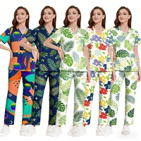 Tenues médicales personnalisées avec logo pour infirmières et médecins, uniformes médicaux 2 pièces pour hommes et femmes, hôpital, beauté, dentisterie, salon
