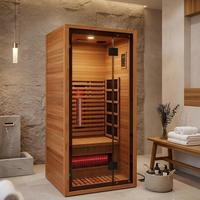 Sauna de Infrarrojos de Espectro Completo con Panel de Carbono para Interiores, para una Persona