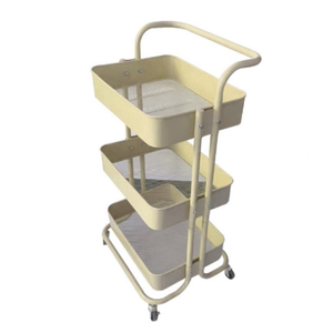 Chariot de rangement mobile simple pour salon de beauté, salle de bain, salon, cuisine et rangement de finition - Product Image 5