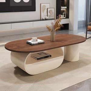<span class=keywords><strong>Table</strong></span> <span class=keywords><strong>basse</strong></span> ovale moderne personnalisable <span class=keywords><strong>en</strong></span> bois massif, finition noyer, style nordique, <span class=keywords><strong>table</strong></span> d'appoint de salon convertible <span class=keywords><strong>en</strong></span> <span class=keywords><strong>table</strong></span> <span class=keywords><strong>basse</strong></span> - Product Image 3