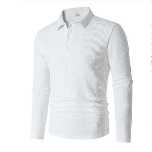 Primavera e autunno nuova luce di lusso maturo uomini Casual sport stile retrò moda a righe da uomo Outdoor <span class=keywords><strong>Polo</strong></span> <span class=keywords><strong>manica</strong></span> <span class=keywords><strong>lunga</strong></span> - Product Image 6