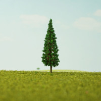 6cm Vert Pin Modèle Arbre Matériel Micro Paysage Simulation Arbre Modèle