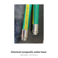 Tuyau composite pour transfert de produits chimiques 15 bars EN13765 en acier inoxydable 304 pour usine industrielle