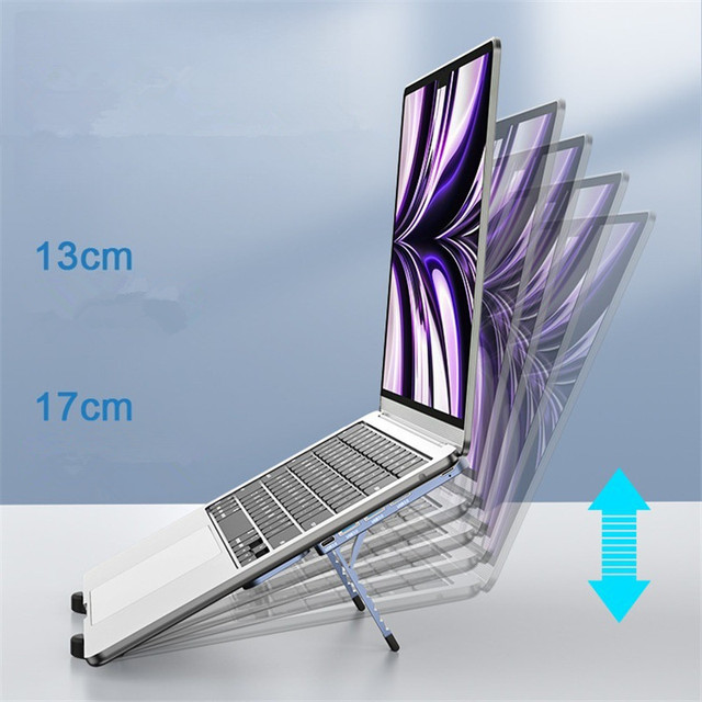 Folding Portable Fan Laptop Radiator Tablet Bracket Silent ABS Air-Cooled Game Base