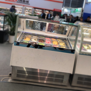 Congélateur ventilé 225W, comptoir en marbre SS304, vitrine à glace - Product Image 3
