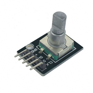 360 Degrees EC11 Rotary Encoder Module For Arduino Brick <b>Sensor</b> <b>Switch</b> Development Board KY-040 With Pins - Product Image 4