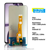Écran LCD universel pour Tecno Spark Go 3 Pop 20 KN3, écran de remplacement haute luminosité avec numériseur tactile, assemblage complet (Pantalla)